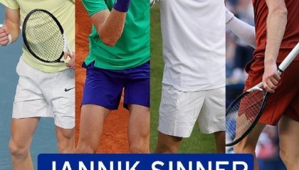 辛纳今年生涯首次大满贯全部晋级四强！已夺两冠一亚！